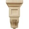 Ekena Millwork 4"W x 4 3/4"D x 8"H Small Reyes Wood Corbel, Rubberwood CORW04X04X08RYRW - alternate 3